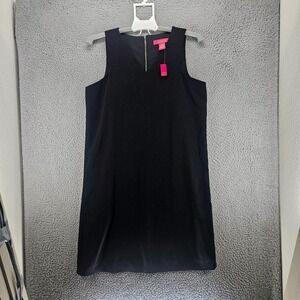 NEW Catherine Dress Size 8 V‎ Neck Sleeveless Zip Back Simple Work Black - 8